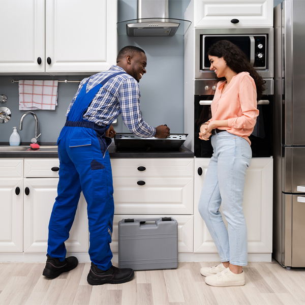 what kind of warranty do you offer on your cooktop repair services in Drewsville